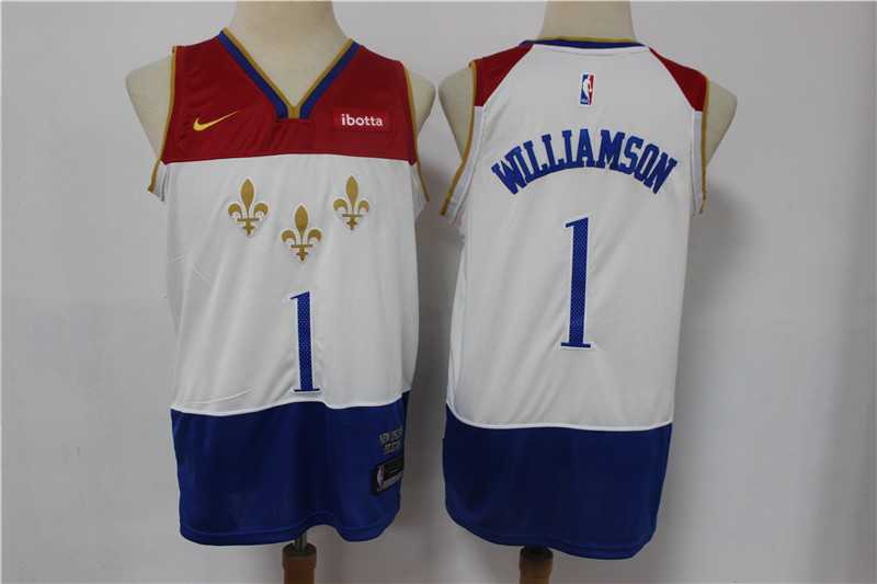 Pelicans 1 Zion Williamson White 2020-21 City Edition Nike Swingman Jersey,We sell and wholesale Pelicans 1 Zion Williamson White 2020-21 City Edition Nike Swingman Jersey on line form chian!